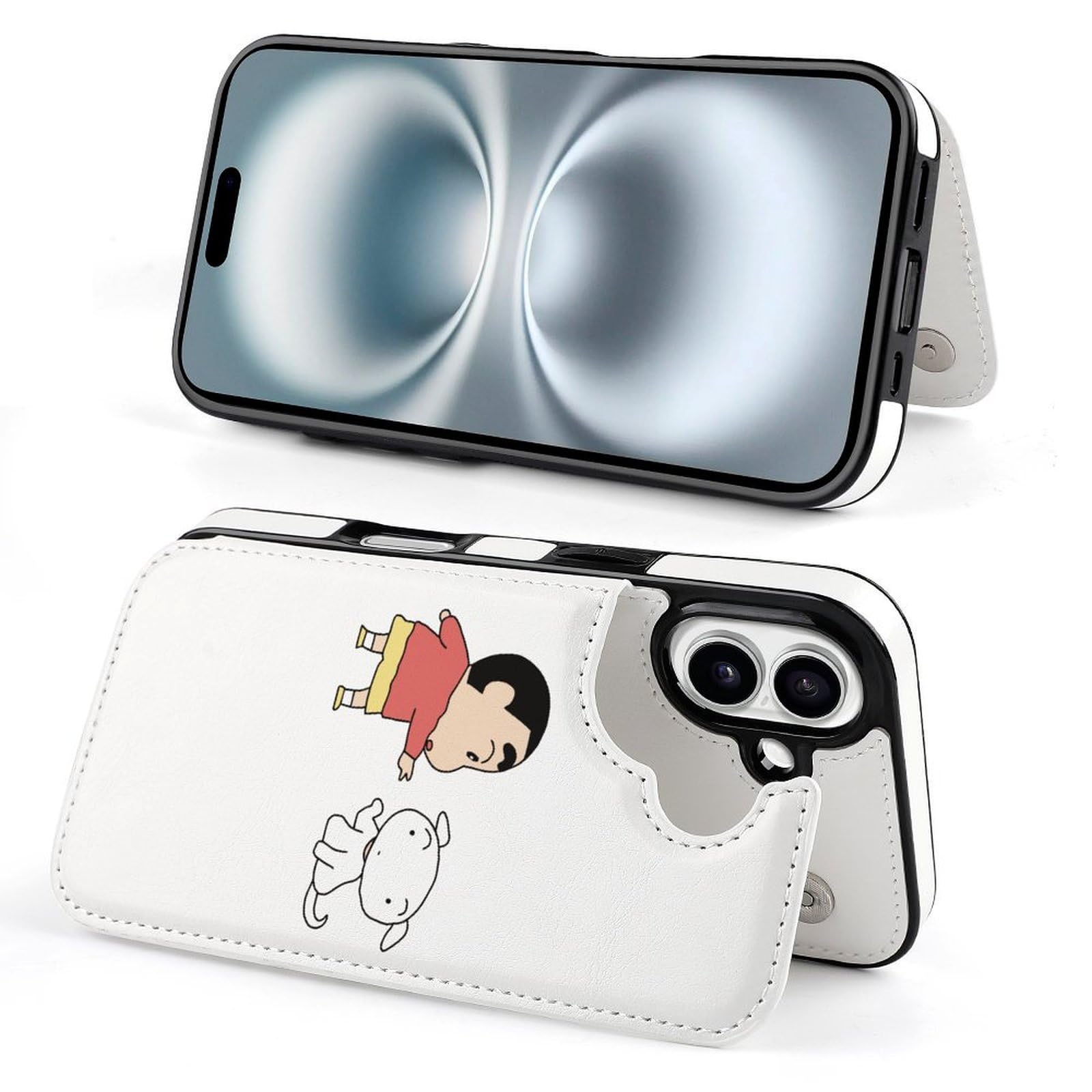 しーちゃん　iphone16ケース Amazon.co.jp: iPhone16 ケース クレヨンしんちゃん シロ 手帳型